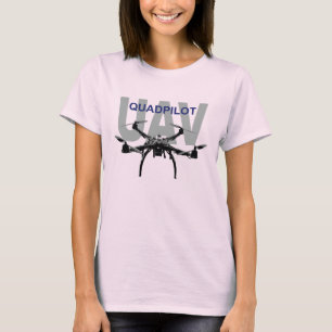 T-shirt Pilote Quadcopter UAV Quadpilot