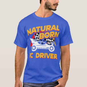 T-shirt Pilote RC Naturel Pilote Racer Contrôlé à distance
