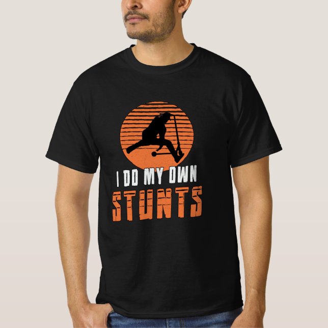 T-shirt Pilote Scooter Je Fais Mes Propres Pieds Tourner V (Devant)
