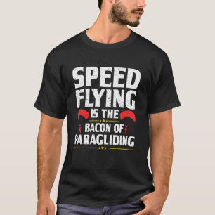 T-shirt Pilote volant à vitesse rétro Parapente à vitesse 