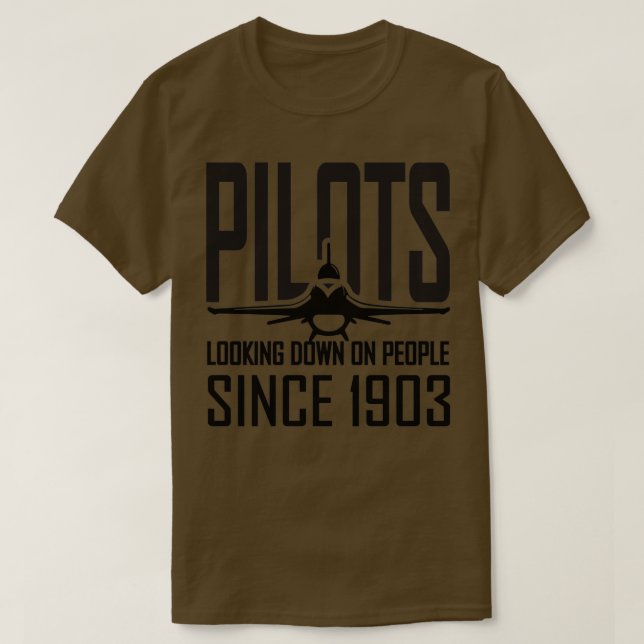 T-shirt Pilotes pilotes d'idées cadeaux (Design devant)