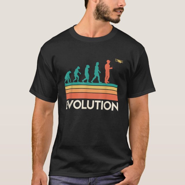 T-shirt Pilotes RC Evolution P Avion modèle télécommandé (Devant)