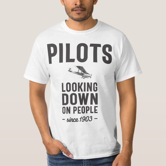 T-shirt Pilotes - Regard Sur Les Gens Depuis 1903 (Devant)