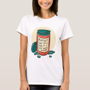 T-shirt pilules de religion athée