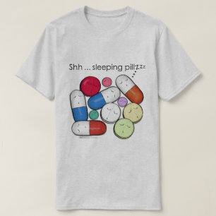 T-shirt Pilules de sommeil-médicaments