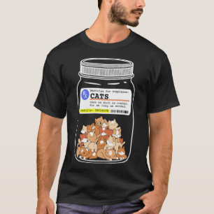 T-shirt Pilules Happy Chat, Médecine Pour Le Bonheur Chats