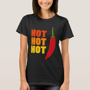 T-shirt Piment Fort Rouge Jalapeno Épicé