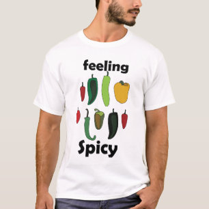 T-shirt Piment Sentiment Brûlant Fête Fiesta