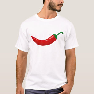 T-shirt Piments piment chaud rouge