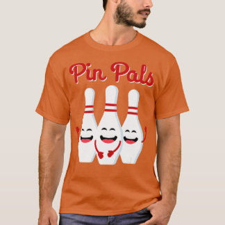 T-shirt Pin Pals Cute Bowling Pour Hommes Femmes Et Enfant