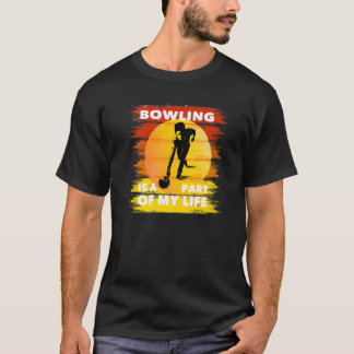 T-shirt Pin Spare Strike Part of my Life Bowler Bowling Te