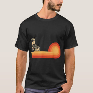 T-shirt Pinball Classique Rétro Pour Homme Vintage Arcade