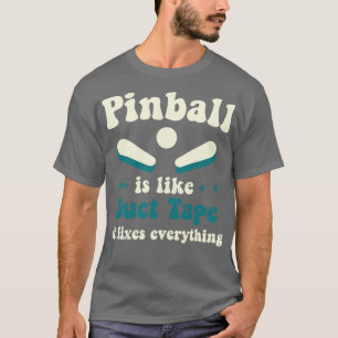 T-shirt Pinball Fixe Tout Arcade Drôle Jeu