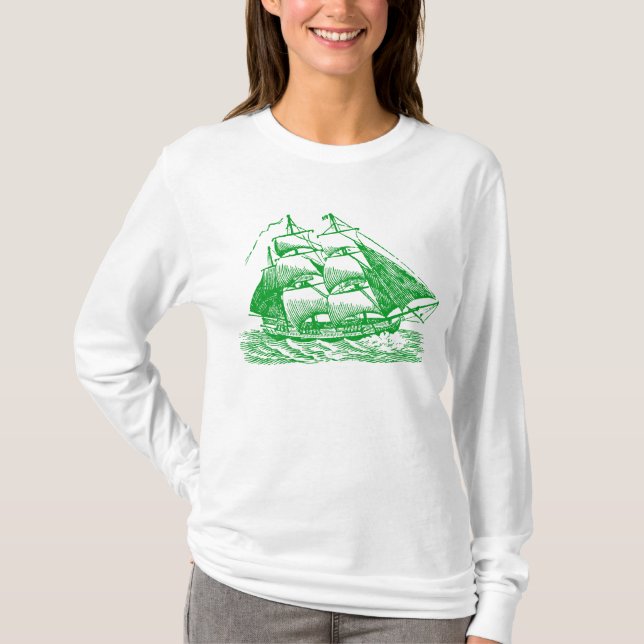 T-shirt Pince - Vert herbe (Devant)