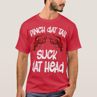 T-shirt Pinceau Dat Tail Canard Tête Crawfish Crayfish Caj
