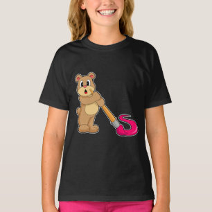 T-shirt Pinceau de peinture d'ours
