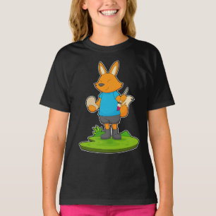 T-shirt Pinceau Peinture Fox
