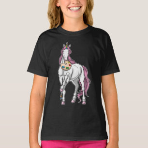 T-shirt Pinceau Peinture Unicorn Painter