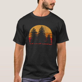 T-shirt Pine extérieure Sun Minimaliste Nature Outfit Men