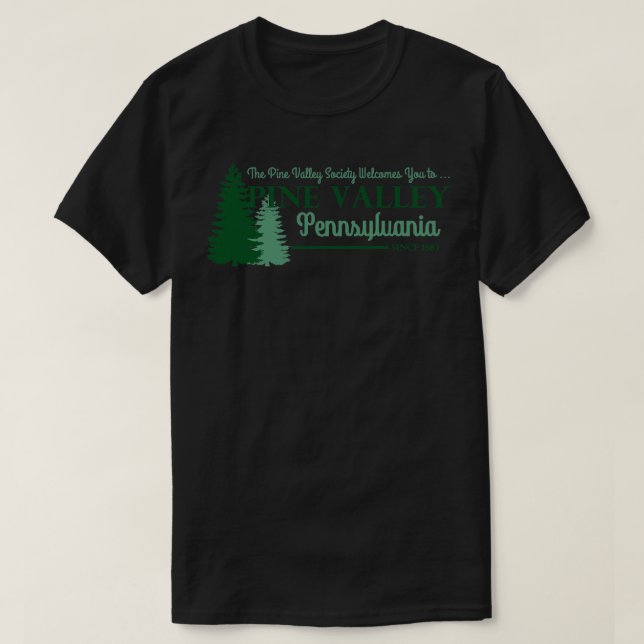 T-shirt Pine Valley PA de All My Children (Design devant)