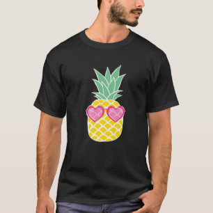 T-shirt Pineapple Sunglasses Aloha Beaches Hawaiian