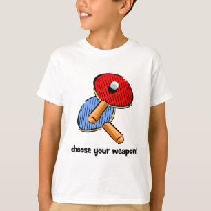 T-shirt ping-pong drôle