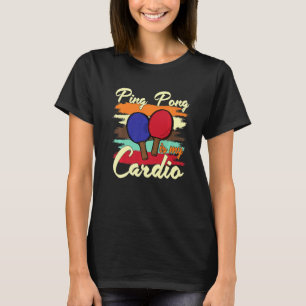 T-shirt Ping Pong Est Mon Cardio