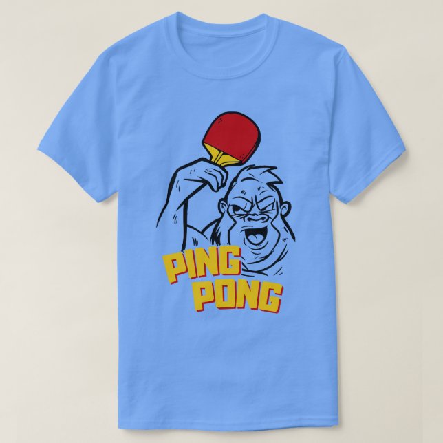 T-shirt Ping Pong Gorilla (Design devant)