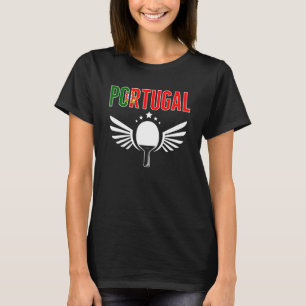 T-shirt Ping Pong Portugal  Support des pongistes portugai