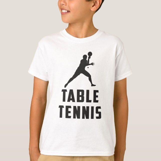 T-shirt Ping Pong Table Tennis Paddle Player Idée cadeau (Devant)