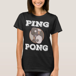 T-shirt Ping Pong Table Tennis Tabletennis Ping Pong Yin Y