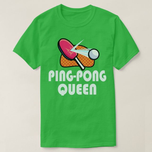 T-shirt Ping Pong Tennis Femme (Design devant)