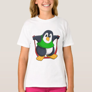 T-shirt Pingouin à l'état de santé avec corde à sauter.PNG
