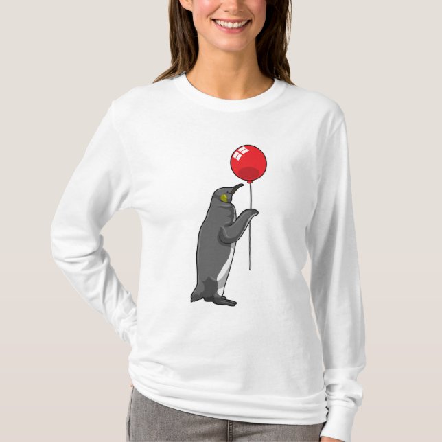 T-shirt Pingouin avec ballon (Devant)