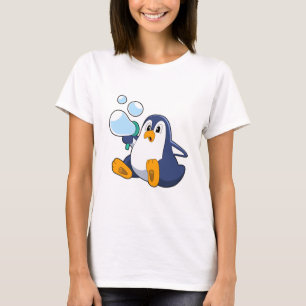 T-shirt Pingouin avec bulles de savon.PNG