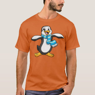 T-shirt Pingouin avec Écharpe 1