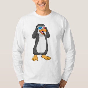 T-shirt Pingouin avec lunettes
