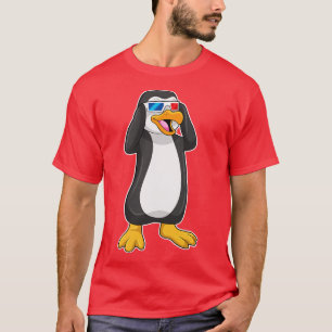 T-shirt Pingouin avec lunettes