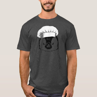 T-shirt Pingouin Chef animal Drôle Cuisine Cuisinier