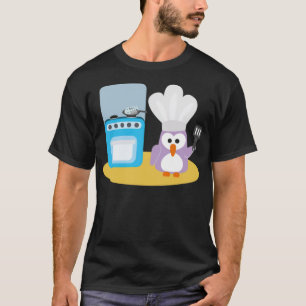 T-shirt Pingouin Chef enfants boulangerie pirate chef (mâl