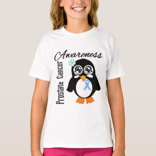 T-shirt Pingouin de conscience de cancer de la prostate