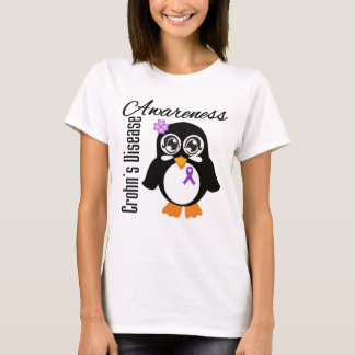 T-shirt Pingouin de conscience de maladie de Crohn