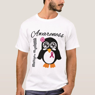 T-shirt Pingouin de conscience de myélome multiple