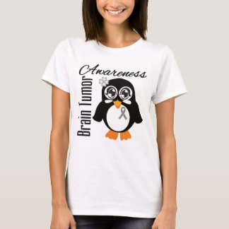 T-shirt Pingouin de conscience de tumeur cérébrale