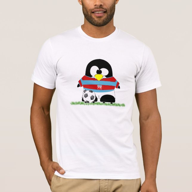 T-shirt Pingouin de football amusant (Devant)
