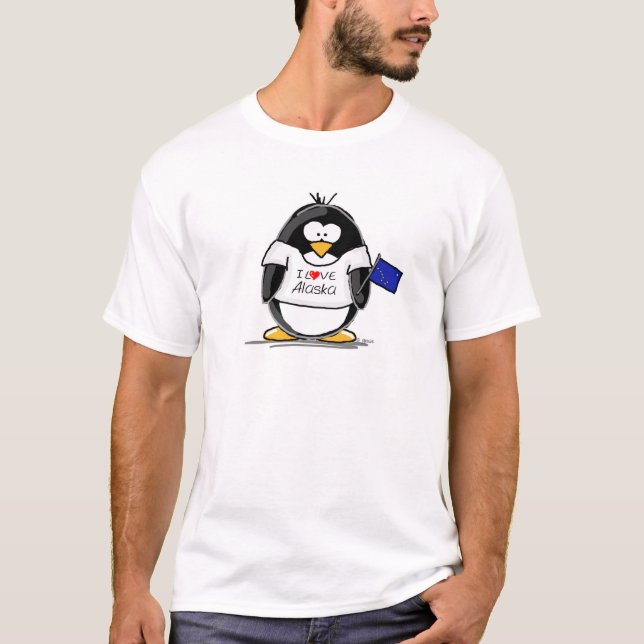 T-shirt Pingouin de l'Alaska (Devant)