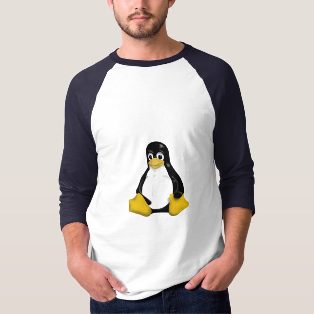 T-shirt Pingouin de Linux (Devant)