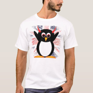 T-shirt Pingouin de mal d'Union Jack