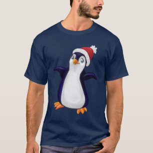 T-shirt Pingouin de Noël