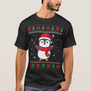 T-shirt Pingouin de Noël moche pull de Noël